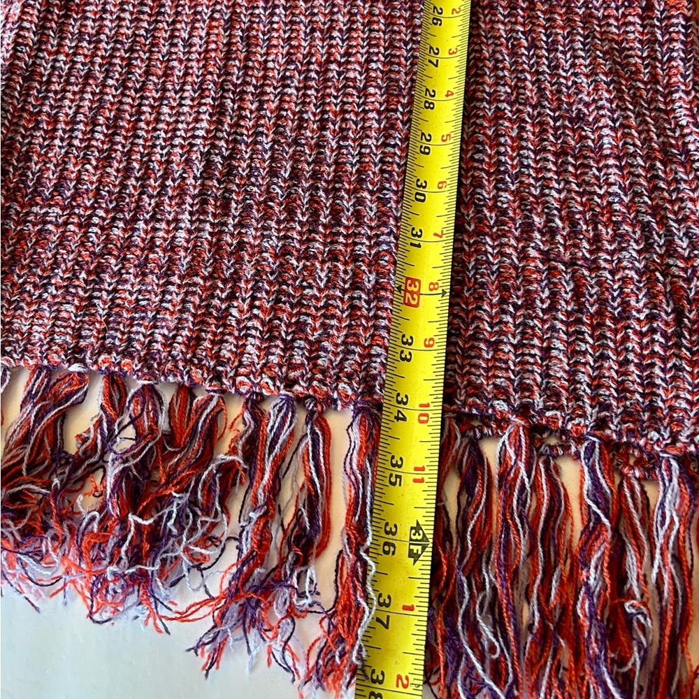 EARTHBOUND Yellow, Orange and Purple Knit Sweater Dress - Picture 3 of 7